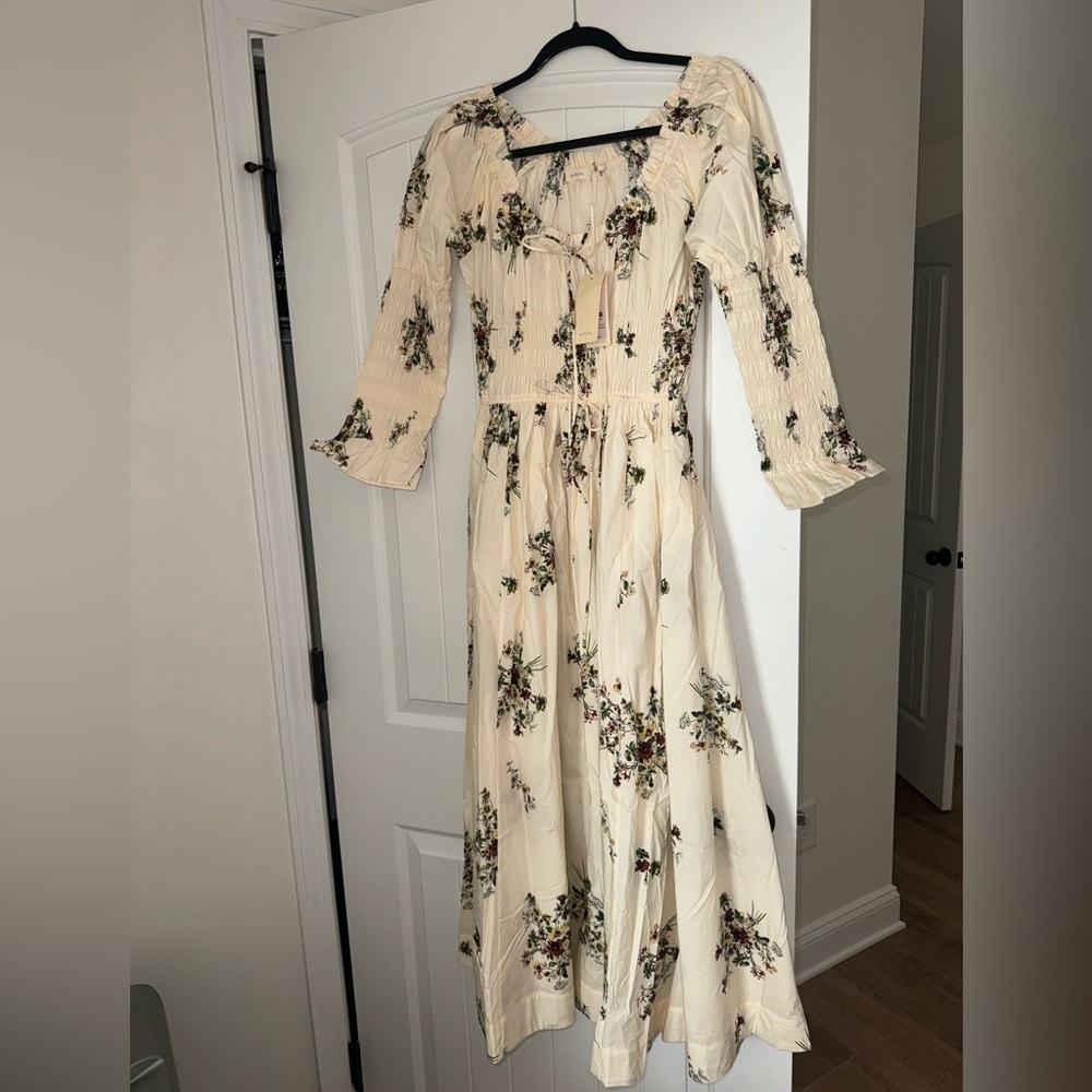 Doen Cream Floral Maxi Dress - Picture 5 of 9